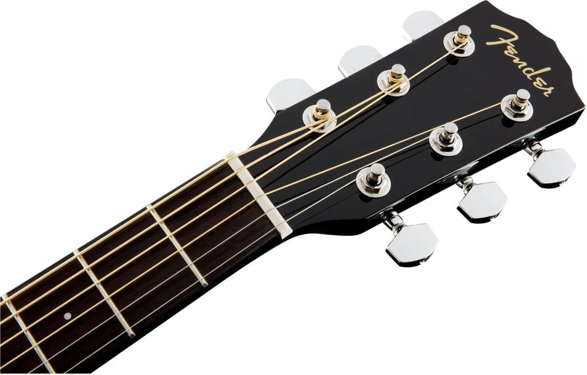 Fender CC-60SCE Concert Cutaway Acoustic Guitar, with 2-Year Warranty, Black