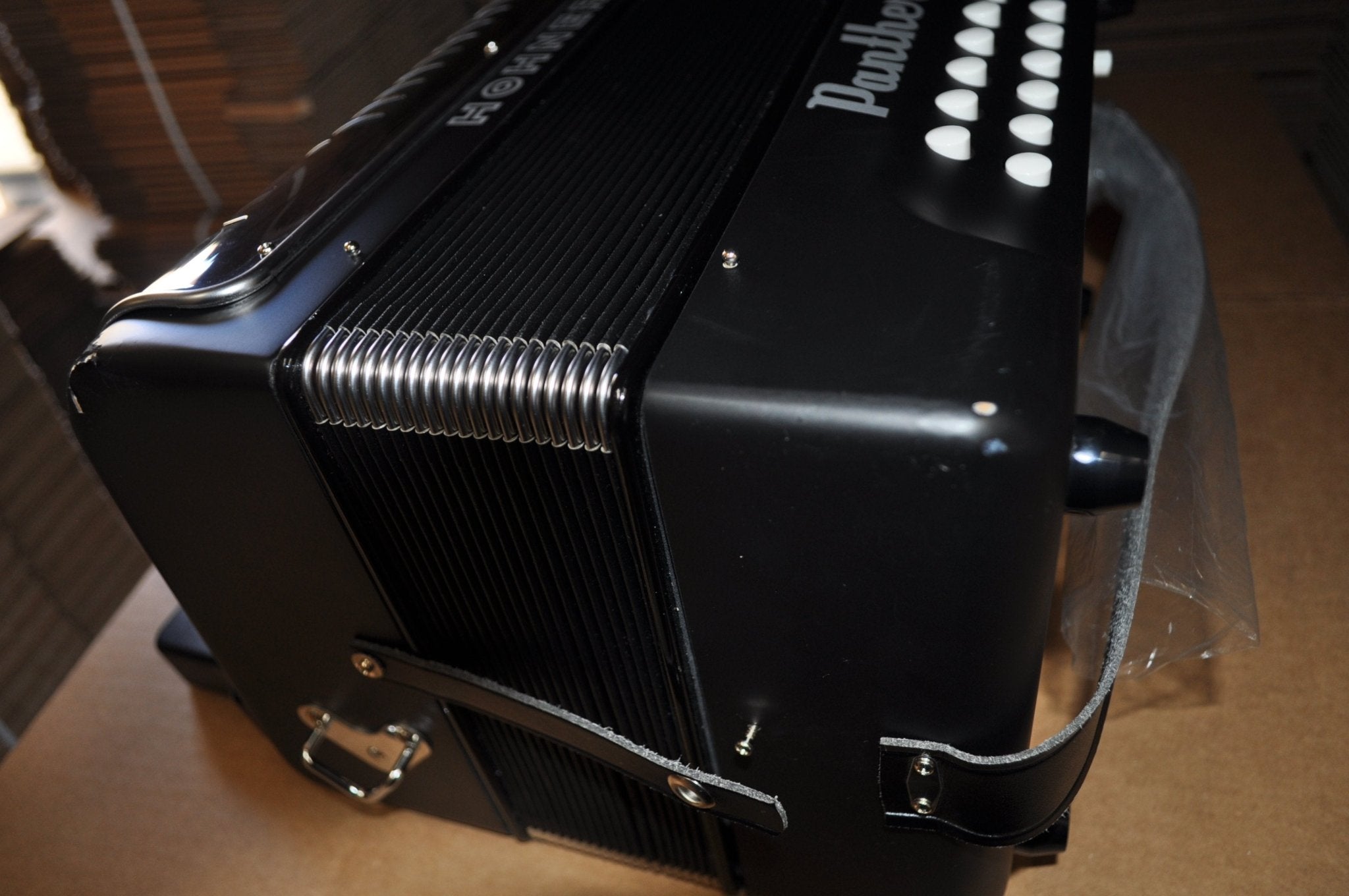 Hohner Accordions Panther 3-Row Diatonic Accordion (Black)