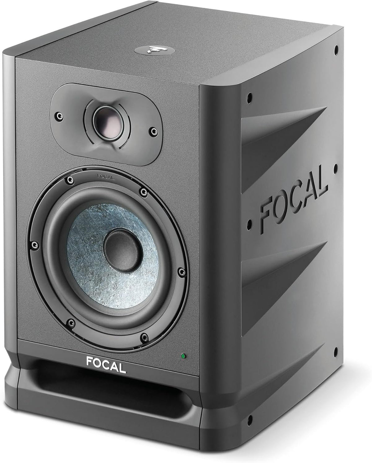 Focal Alpha 50 Evo – 5" Active 2-Way Studio Monitor, 60W RMS Bi-Amp, Slatefiber Woofer, 45Hz–22kHz, Neutral Nearfield Reference Speaker – Sold Individually