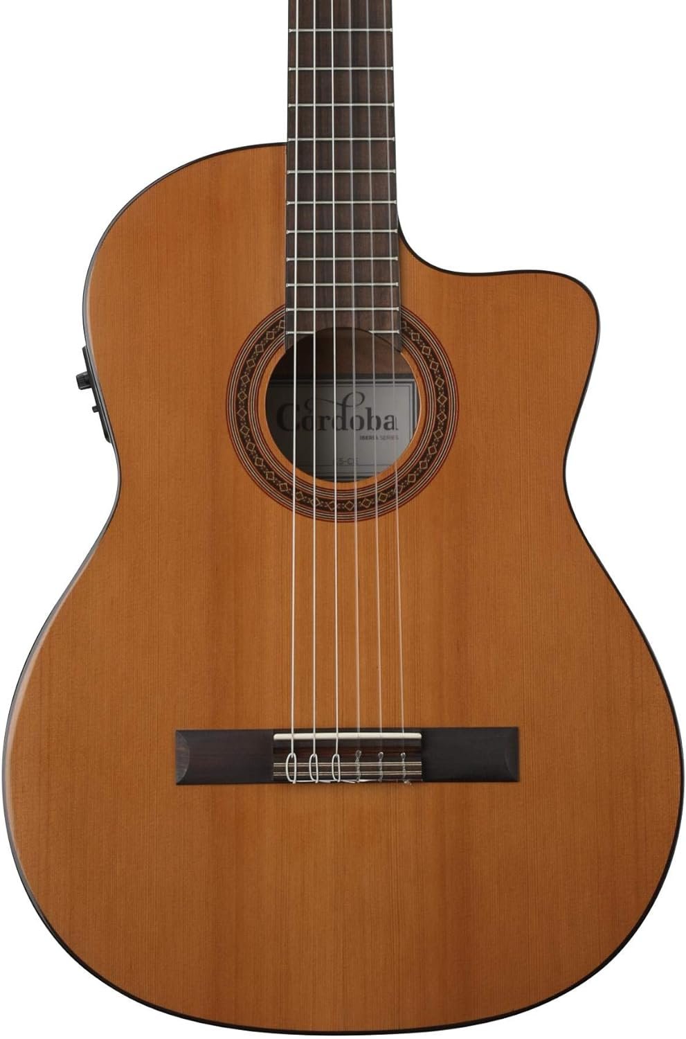 Cordoba C5-CE CD Classical Cutaway Acoustic-Electric Nylon String Guitar