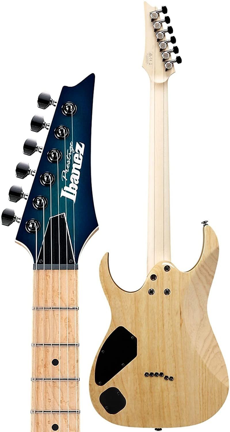 Ibanez RG652AHMFX Prestige RG Series 6-String Electric Guitar Nebula Green Burst