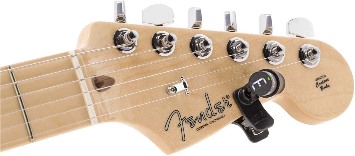 Fender "Bullet" Chromatic Tuner for Electric Guitar, Acoustic Guitar, Bass Guitar, Mandolin, Violin, Viola, and Banjo