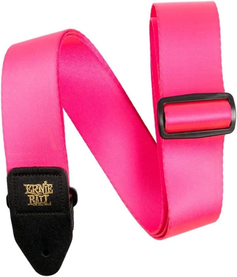 Ernie Ball Premium Guitar Strap, Neon Pink (P05321)