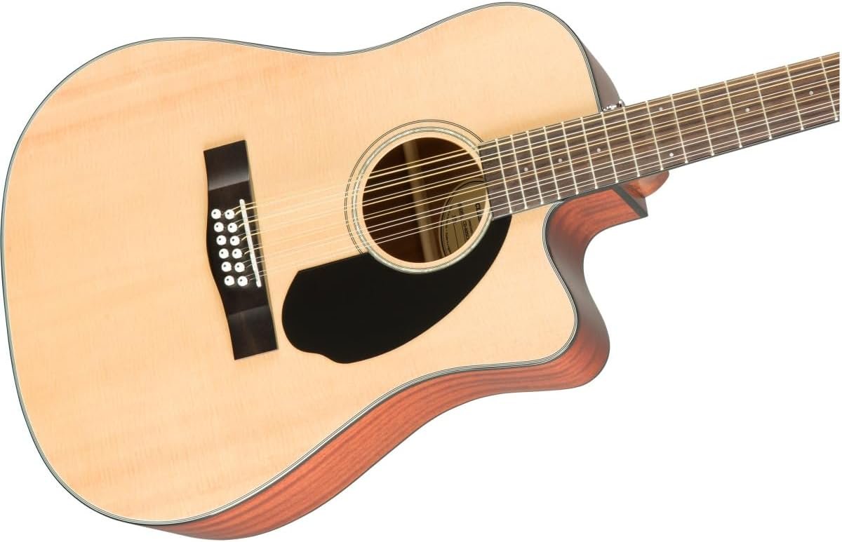 FENDER CD-60SCE DREADNOUGHT 12 STRING ACOUSTIC ELECTRIC GUITAR, WALNUT FINGERBOARD, NA