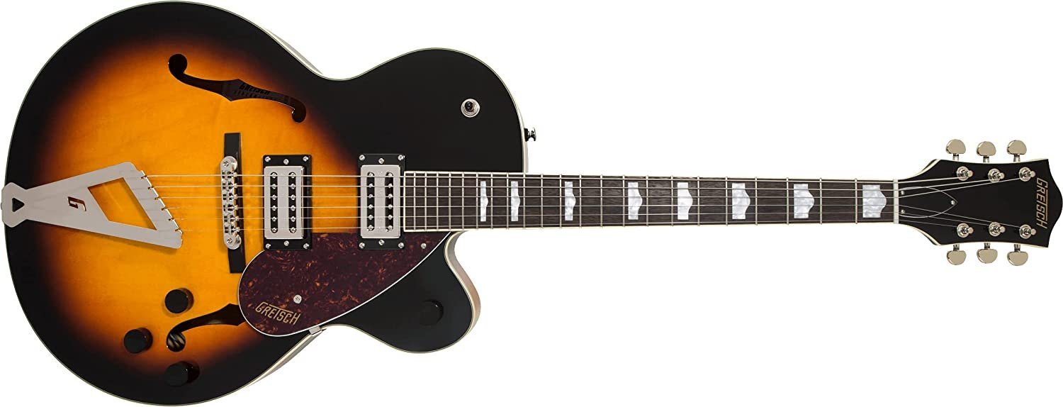 Gretsch Streamliner Hollow Body Aged Brooklyn Burst w/V-Stoptail & Broad'Tron Pickups