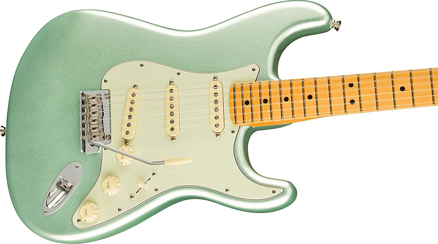 Fender American Professional II Stratocaster MN Mystic Surf Green w/Hardshell Case
