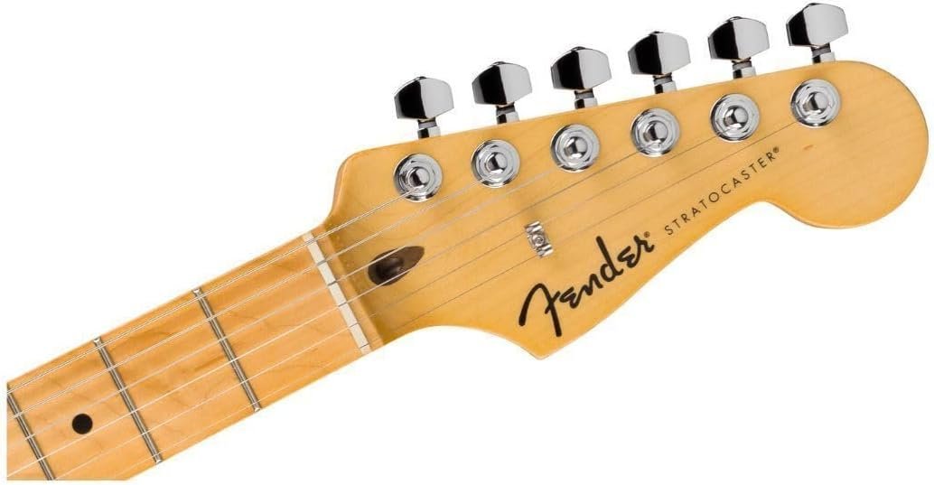 Fender Standard Series Stratocaster, Electric Guitar, with 2-Year Warranty, Modern "C" Shaped Neck, Laurel Fingerboard, White Pickguard, Candy Cola