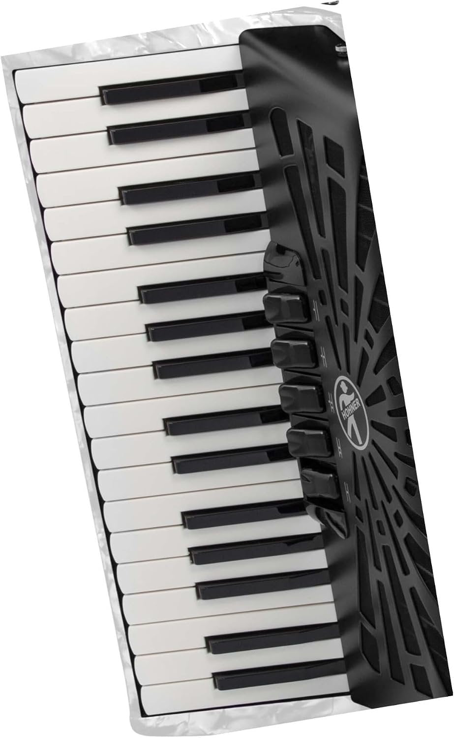 Hohner Bravo III 72 Chromatic Piano Key Accordion (Pearl White)