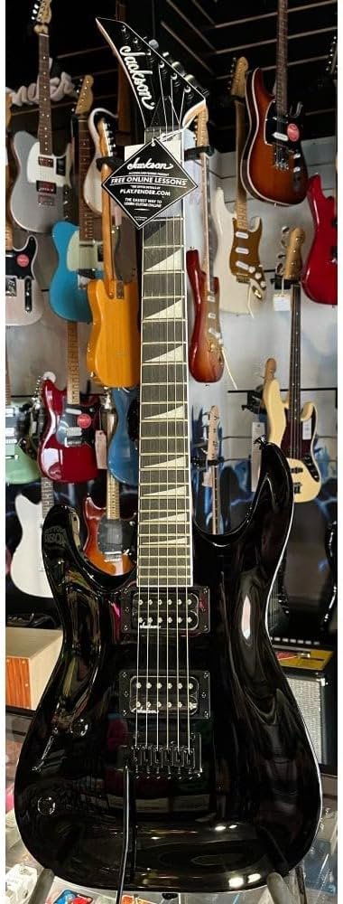 Jackson JS Series 6-String Dinky Arch Top JS22 DKA LH Electric Guitar with Amaranth Fingerboard and Maple Neck (Gloss Black)