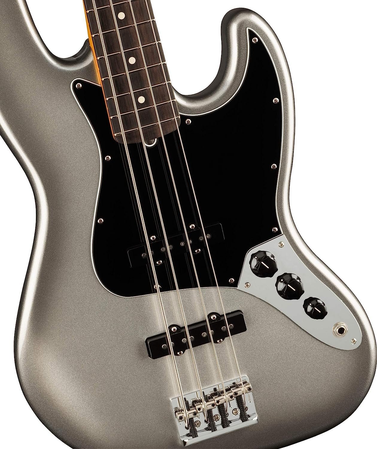 Fender American Professional II Jazz Bass, Mercury, Rosewood Fingerboard