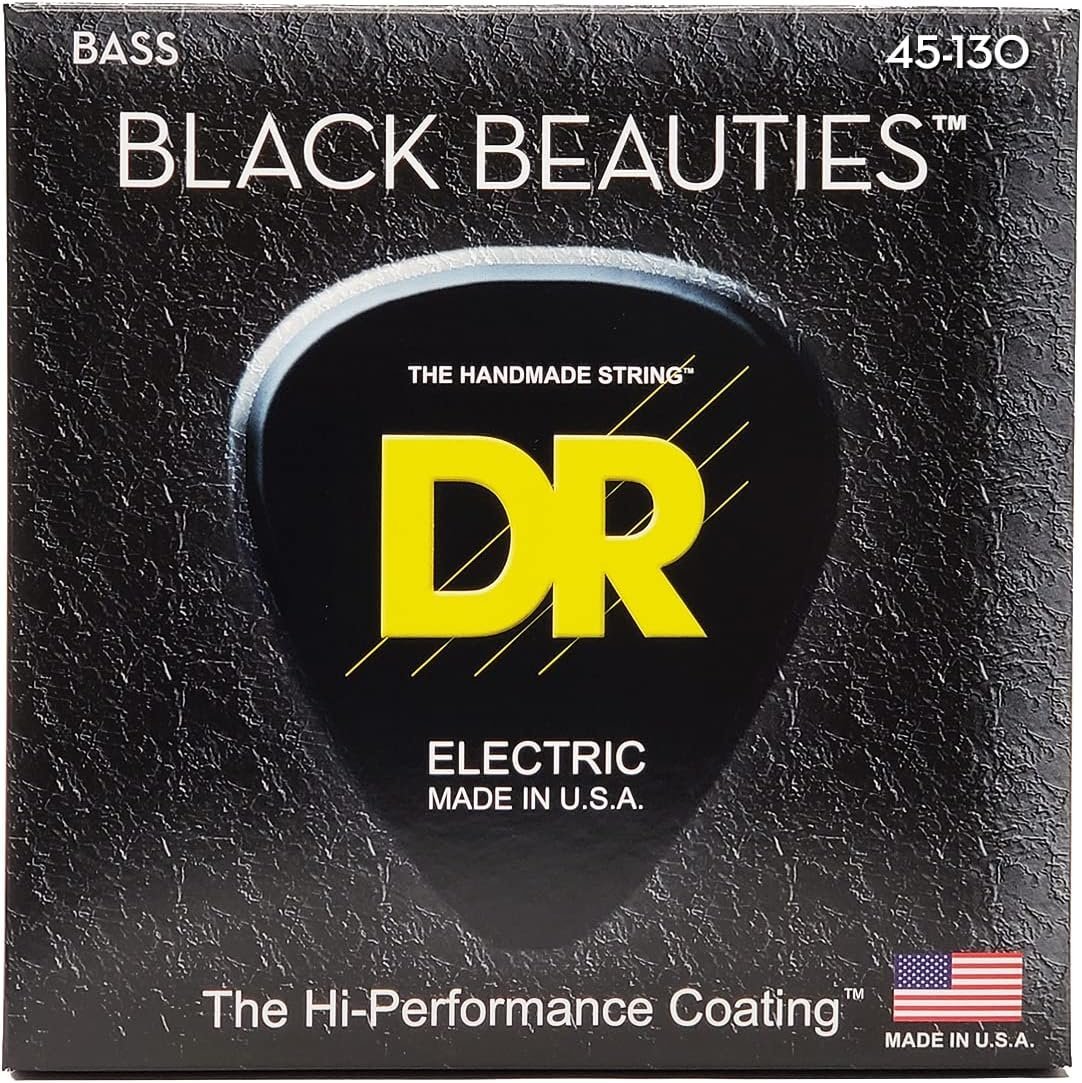 DR Black Beauties Bass 5 Strings 45-130
