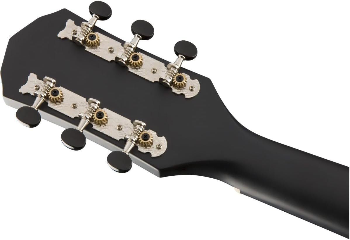 Fender Tim Armstrong Hellcat Concert Acoustic Guitar, Checkerboard, Walnut Fingerboard