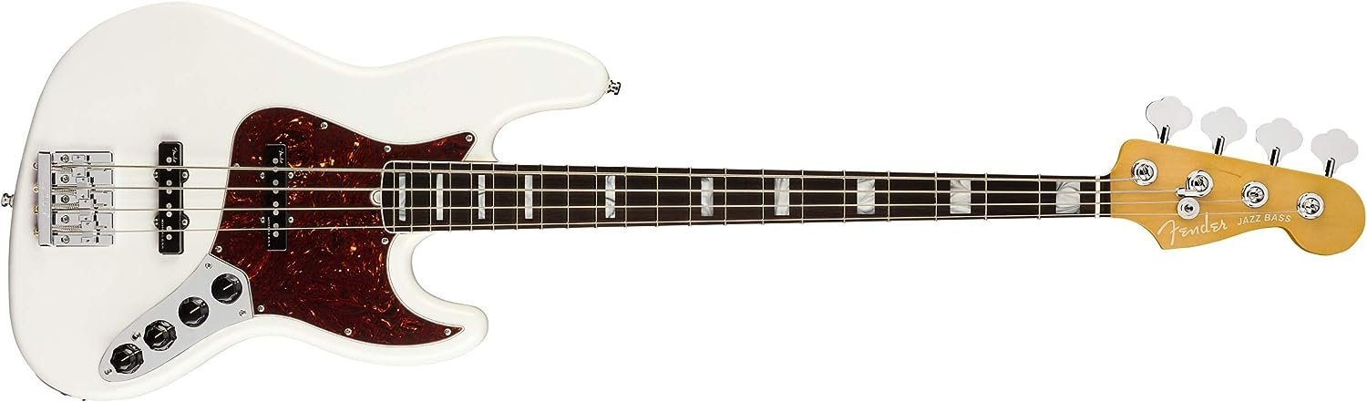Fender American Ultra Jazz Bass, Arctic Pearl, Rosewood Fingerboard