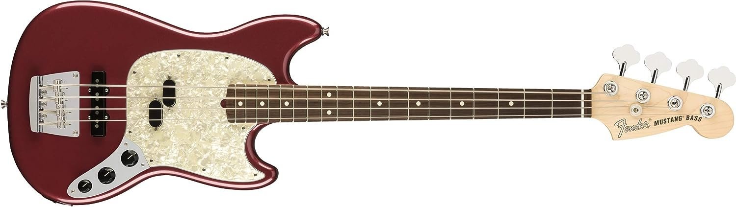 Fender American Performer Mustang Bass Rosewood Fingerboard, Aubergine