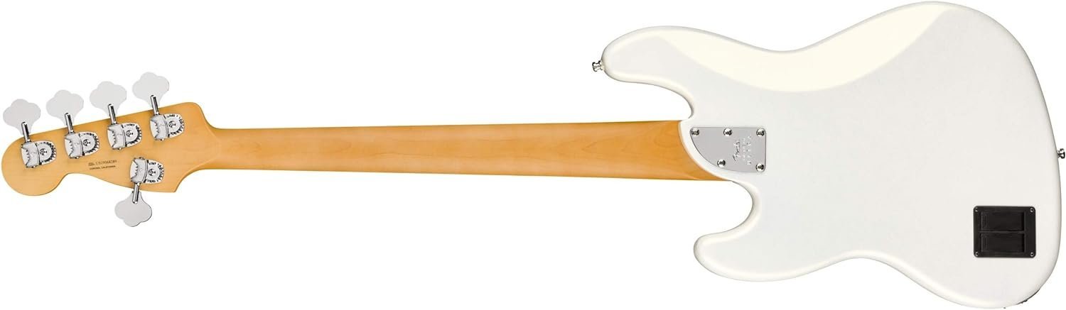Fender American Ultra 5-String Jazz Bass, Arctic Pearl, Maple Fingerboard