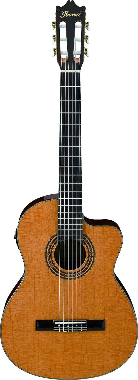 Ibanez 6 String Classical Guitar, Right, Natural (GA6CE)