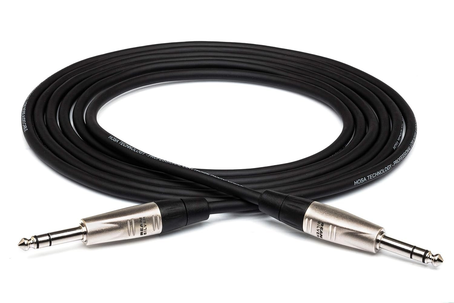 Hosa HSS-020 REAN 1/4" TRS to REAN 1/4" TRS Pro Balanced Interconnect, 20 Feet