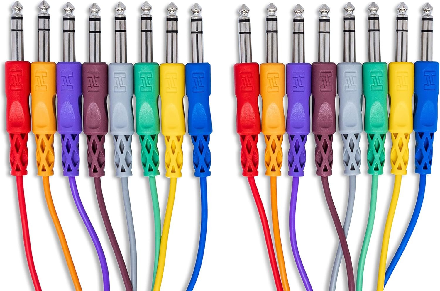 Hosa CSS-802 Balanced Snake, 1/4 in TRS to Same, 2 m