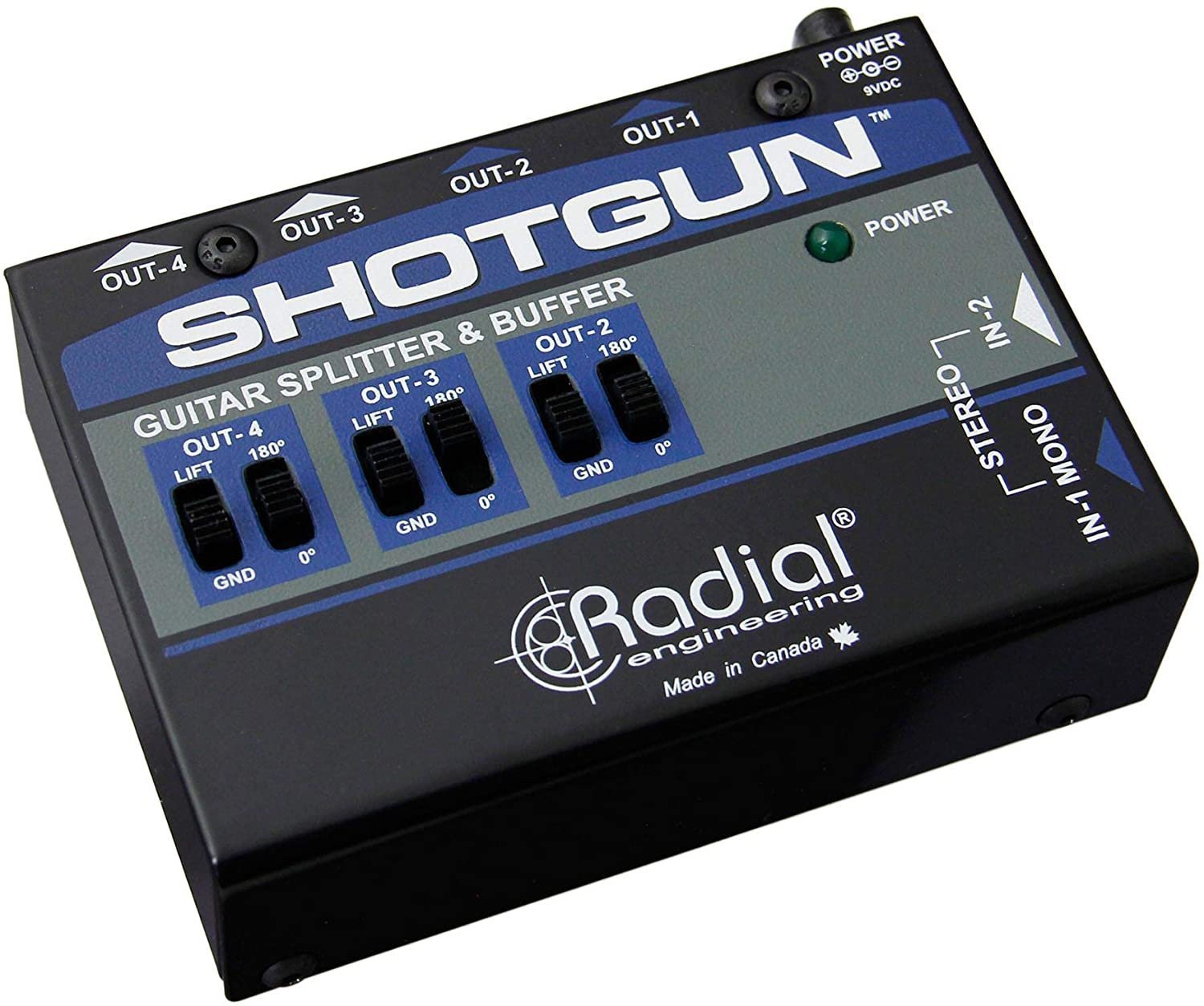 Radial Engineering Shotgun 4 Channel Amp Driver