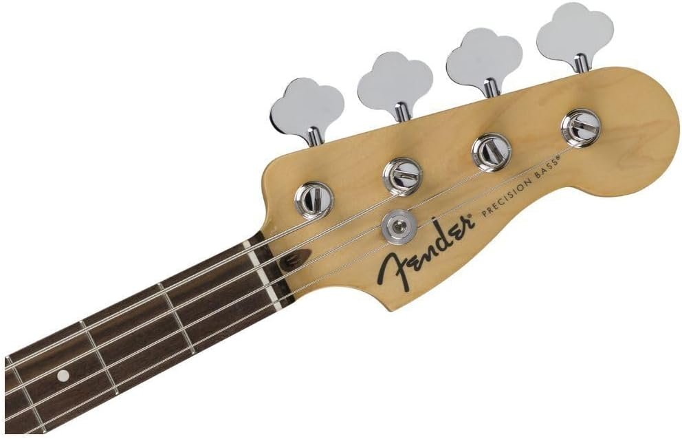Fender Standard Precision Bass, Laurel Fingerboard, Black Pickguard, 3-Color Sunburst