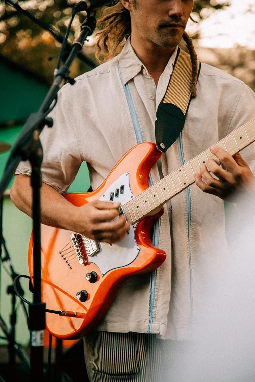 Guild Surfliner Solidbody Electric Guitar - Sunset Orange