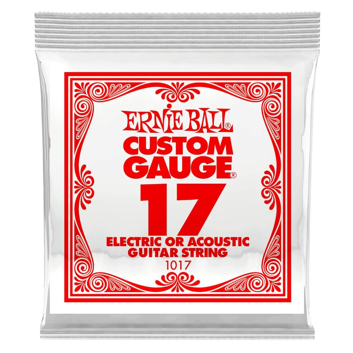 Ernie Ball .017 Plain Steel Single String (P01017)