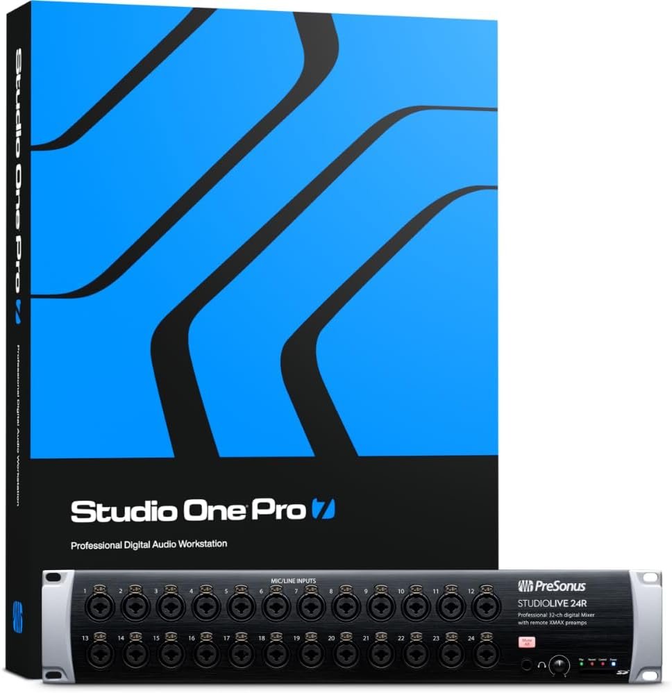 PreSonus StudioLive Series III 24R Digital Rack Mixer with Studio One Pro Software