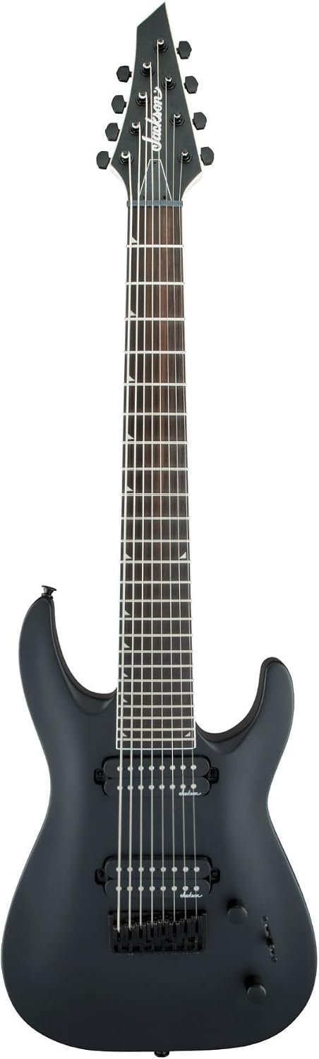 Jackson JS Series Dinky JS32-8 - Satin Black with Amaranth Fingerboard
