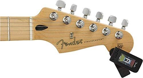 Fender Original Clip-On Tuner for Electric Guitar, Bass Guitar, Mandolin, Ukulele, Violin, and Banjo - Fiesta Red