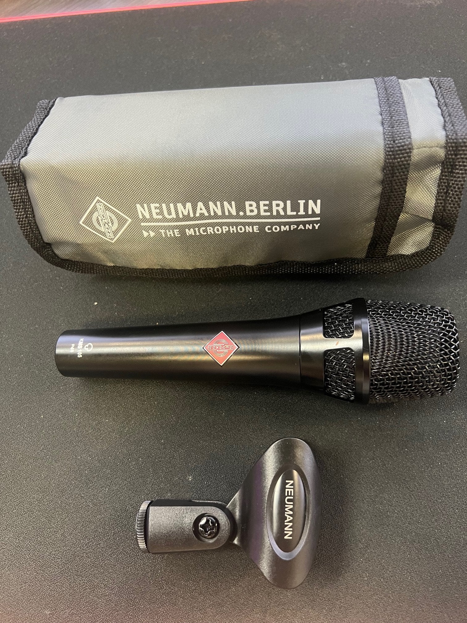 Neumann KMS 105 MT Condenser Microphone, Super-Cardiod,Matte Black