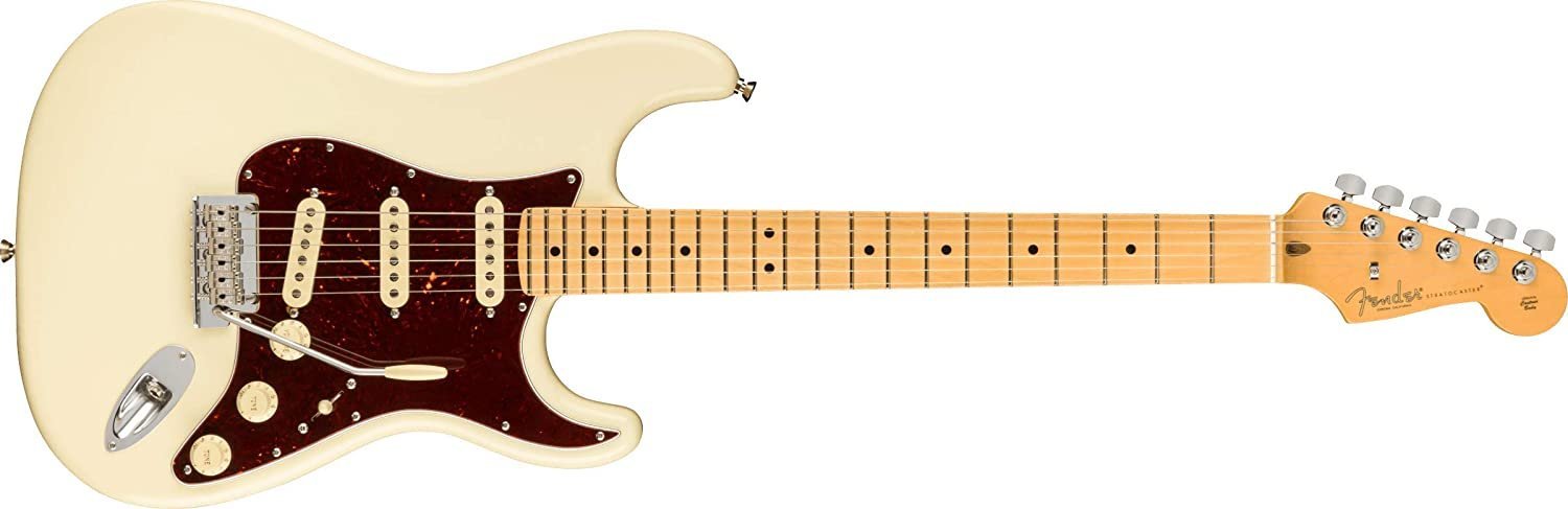 Fender American Professional II Stratocaster MN Olympic White w/Hardshell Case