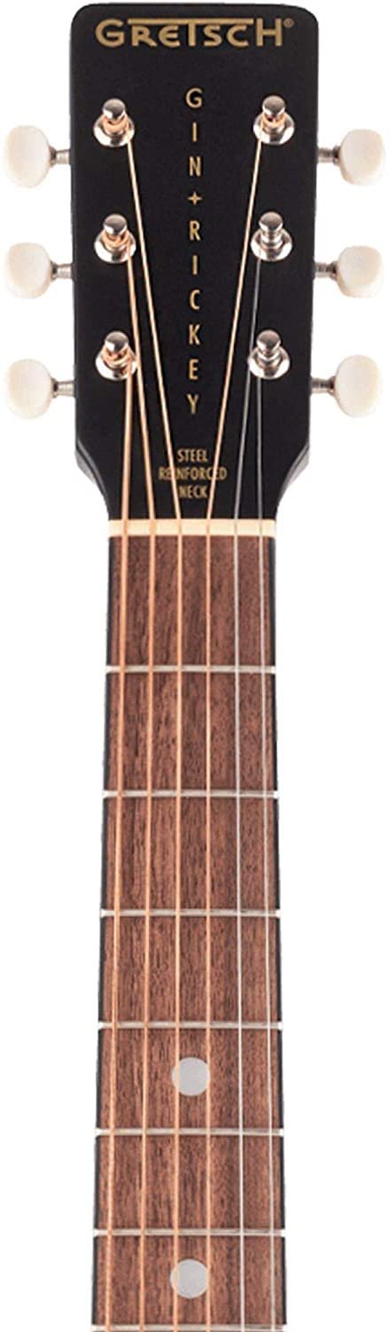 Gretsch G9520E Gin Rickey Acoustic/Electric Smokestack Black w/Soundhole Pickup