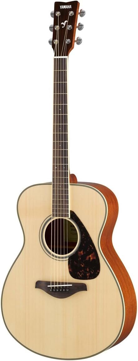 Yamaha FS820 Small Body Solid Top Acoustic Guitar, Natural, Concert