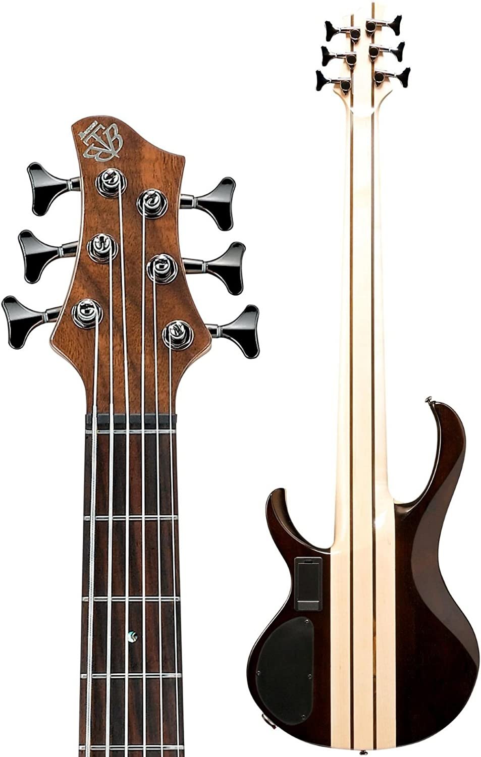 Ibanez BTB746 6-String Electric Bass Guitar Low Gloss Natural