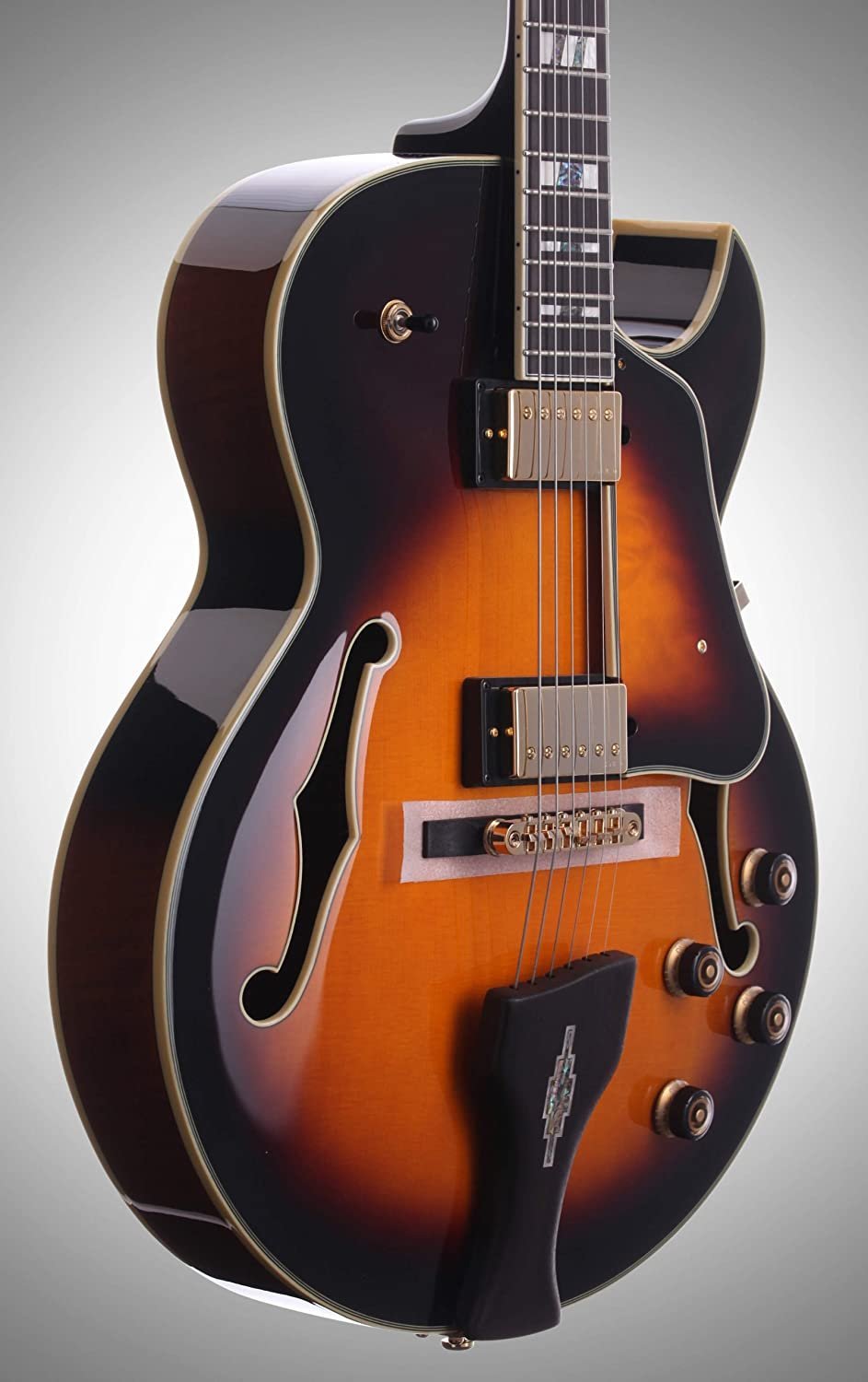 Ibanez LGB30 George Benson Signature Hollowbody Electric Guitar Vintage Yellow Sunburst