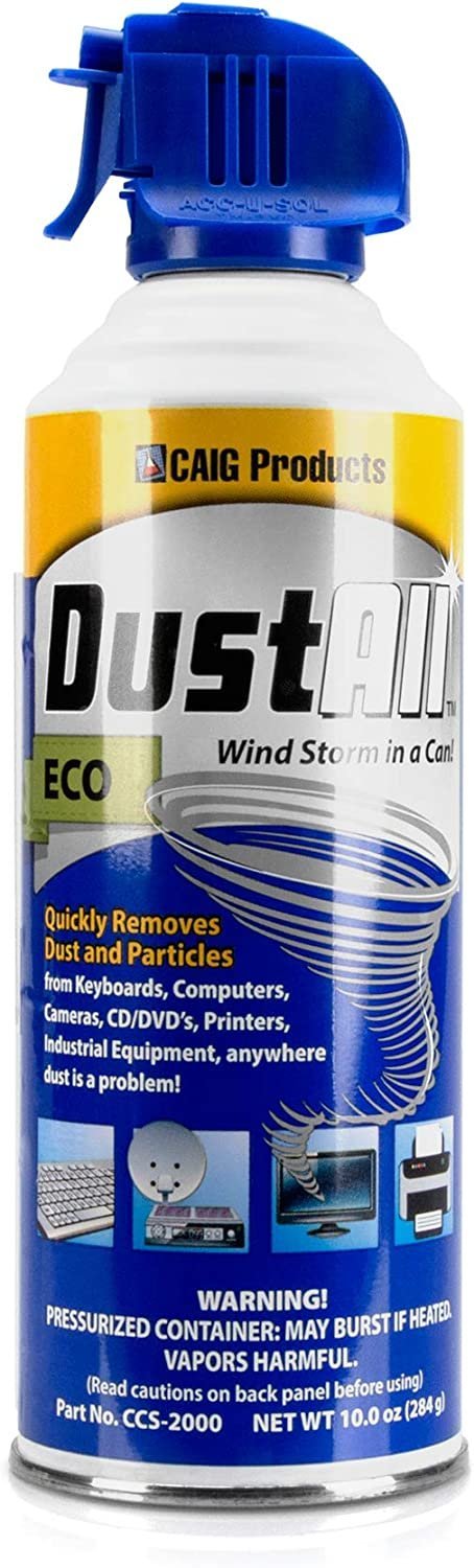 Hosa CCS-2000 CAIG DustALL Compressed Air General Purpose Cleaner, 10 oz.