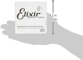 Elixir® Strings Anti-Rust Plated Plain Steel Single String (.013)
