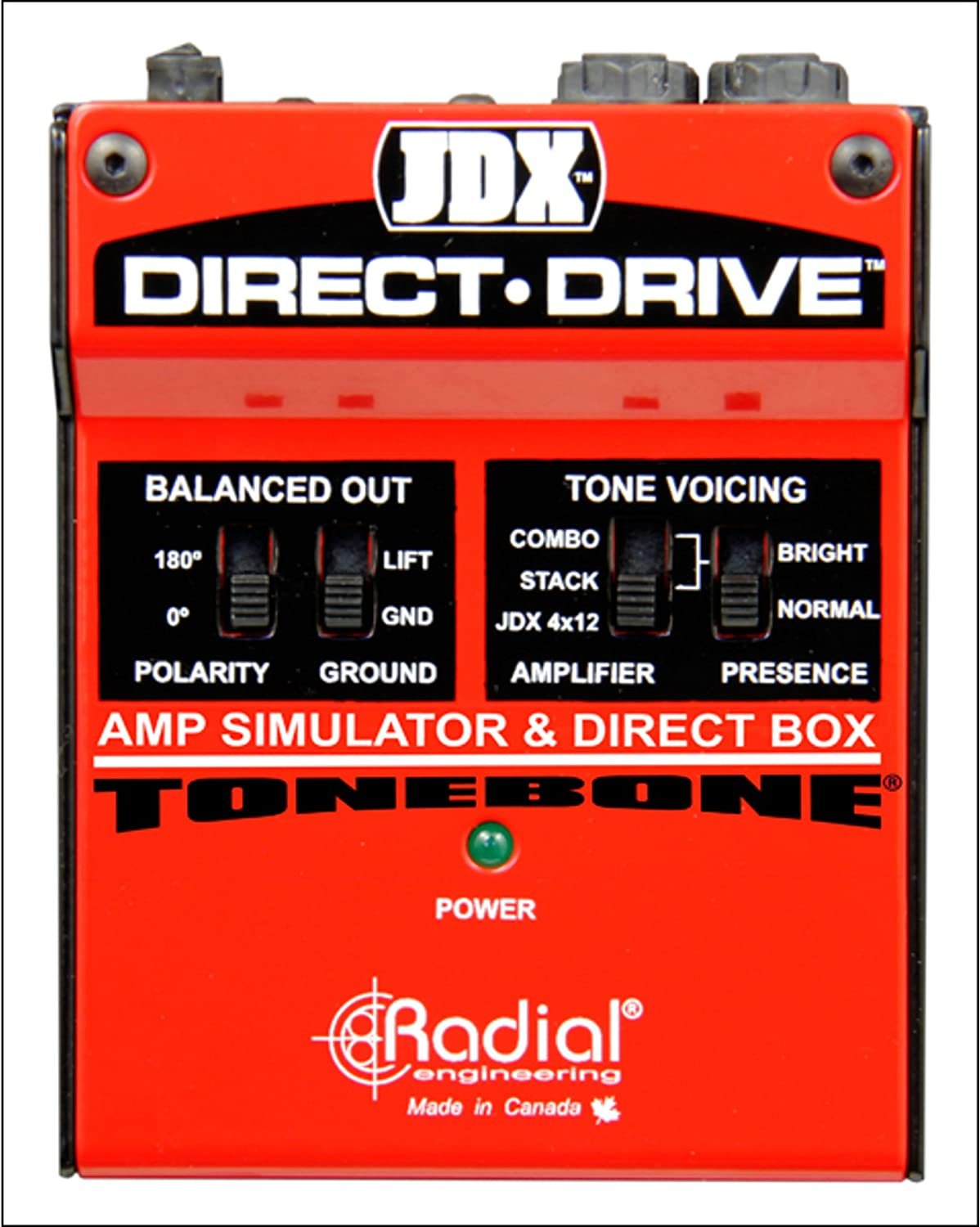 Radial Engineering JDX Direct-Drive Amp Simulator and DI Box Guitar Effects