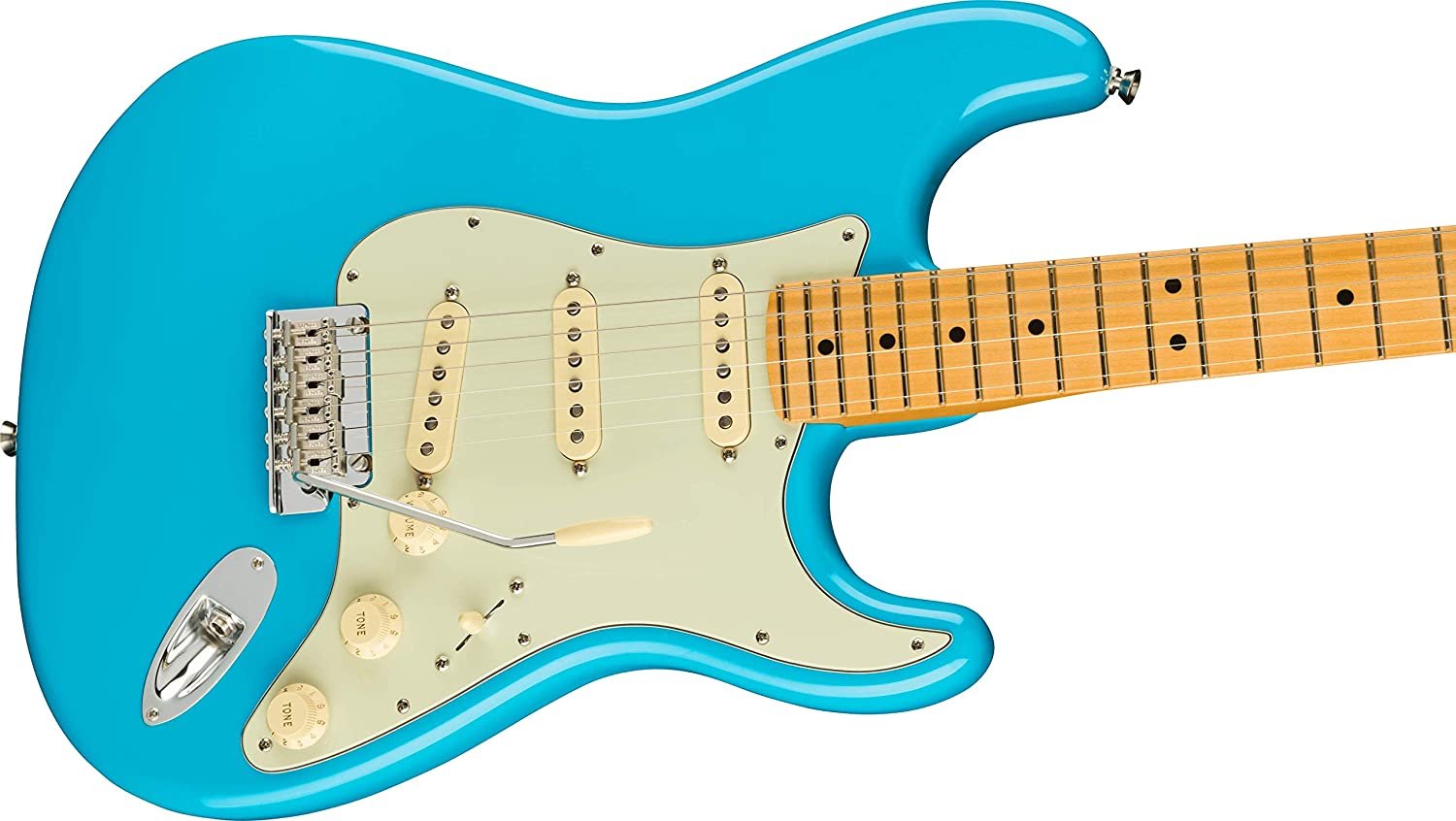 Fender American Professional II Stratocaster MN Miami Blue w/Hardshell Case