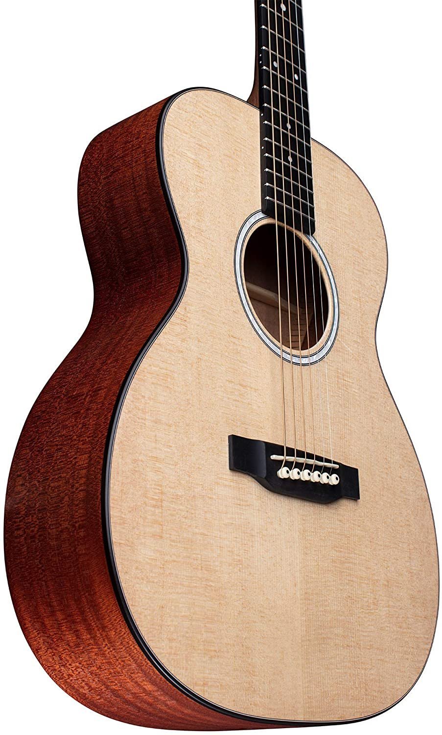 Martin Guitar 000Jr-10 Junior Acoustic Guitar with Gig Bag, Sitka Spruce Construction, Satin Finish, 000 Junior-14 Fret, and Junior Neck Shape