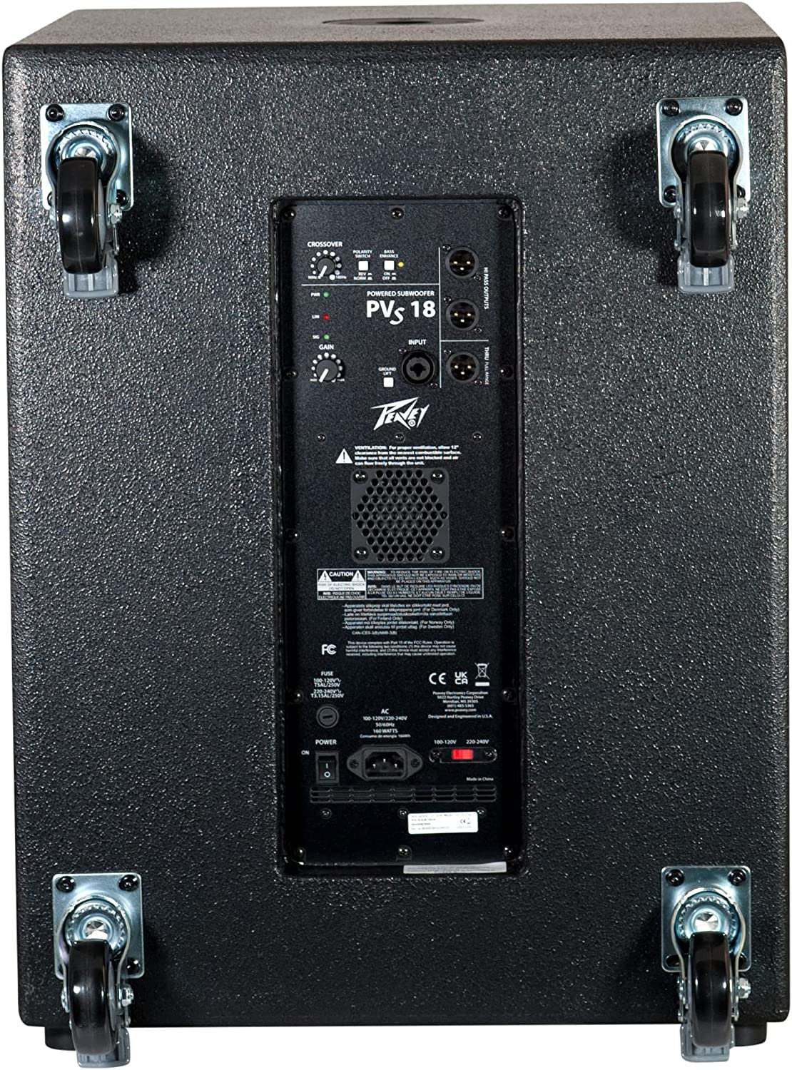 Peavey PVs 18 Vented Powered Bass Subwoofer