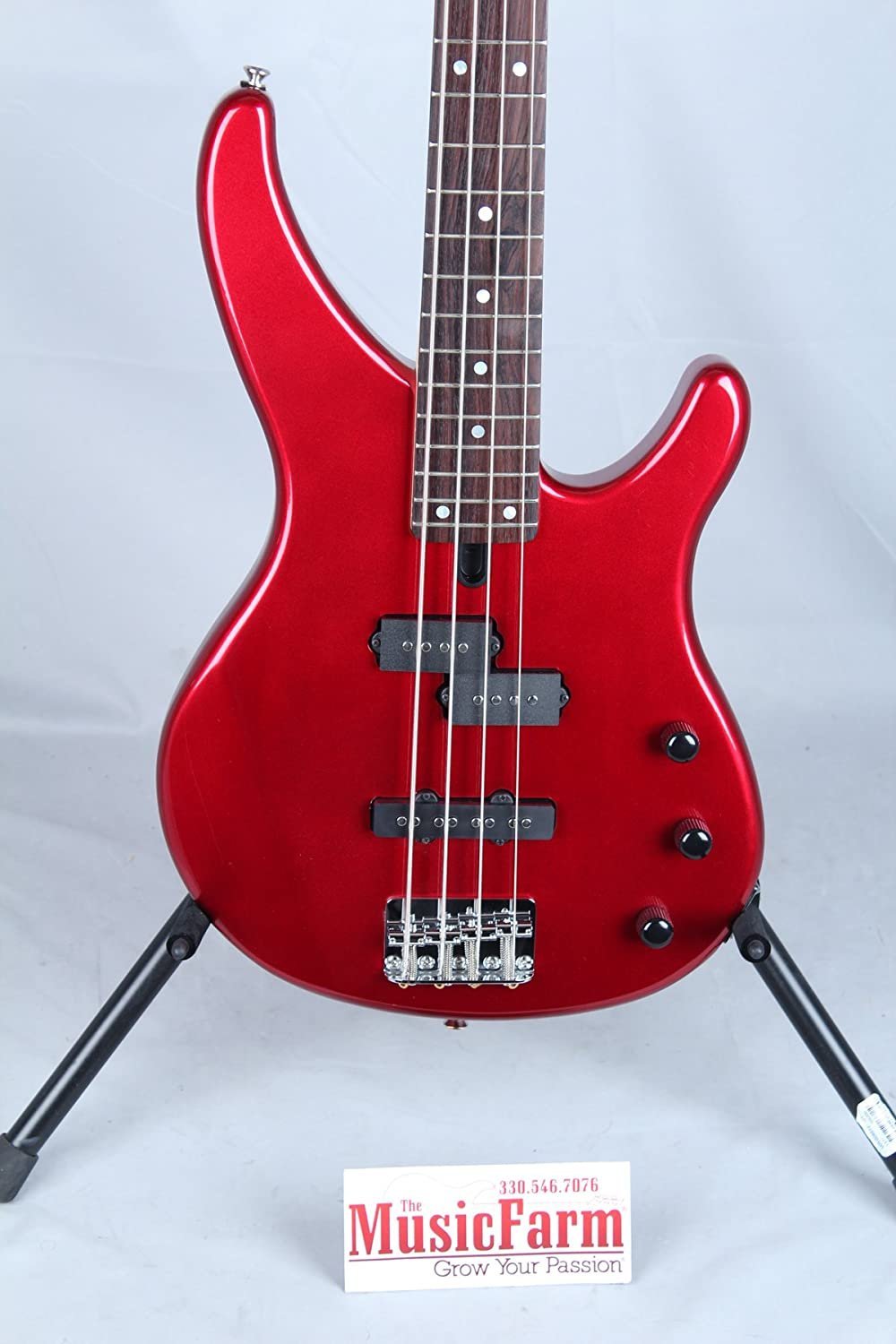Yamaha TRBX174 RM 4-String Electric Bass Guitar Red Metallic