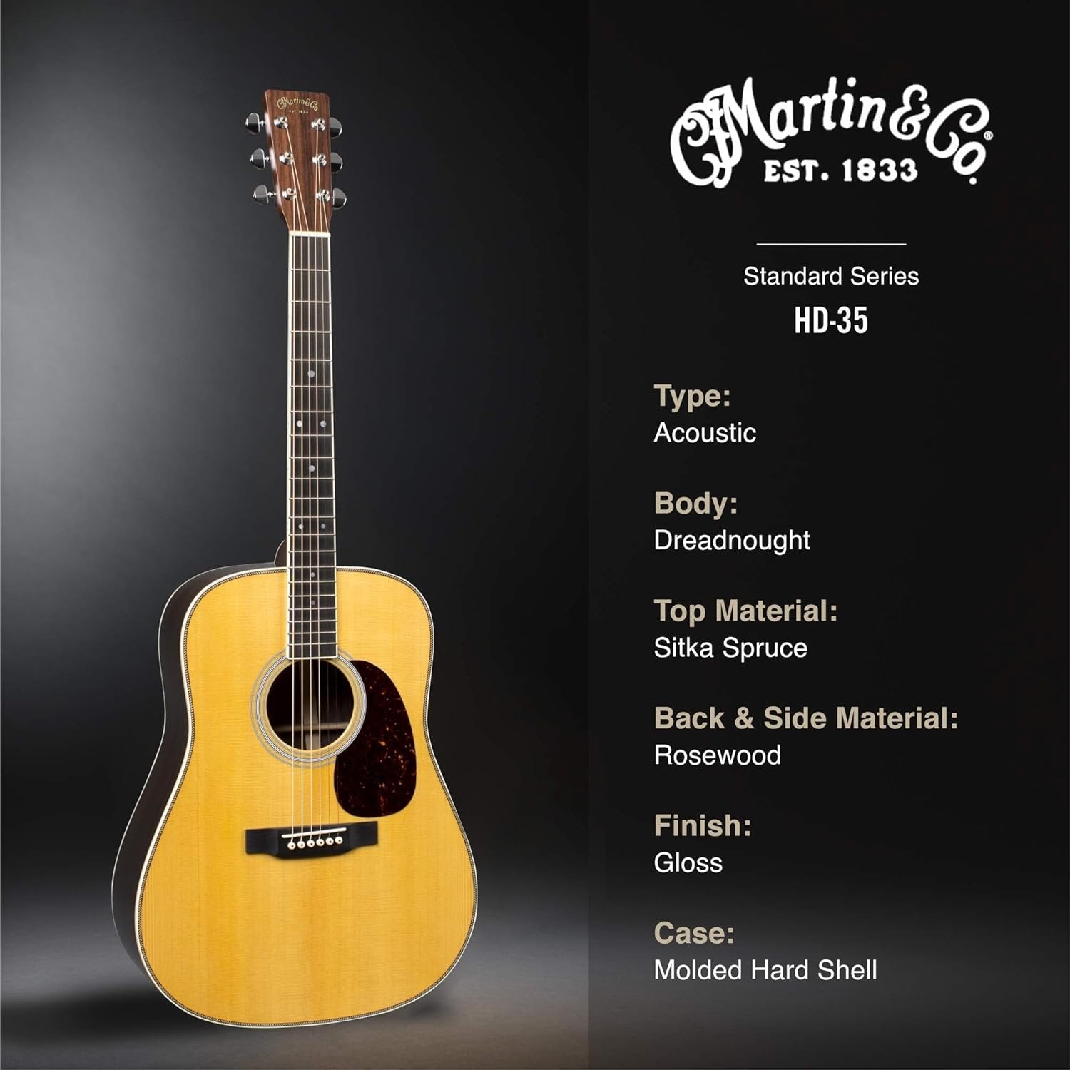 Martin HD-35 Acoustic Guitar - Natural