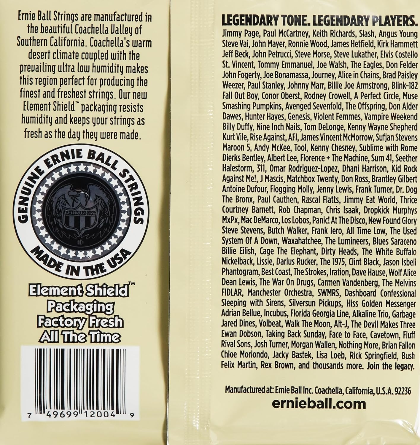Ernie Ball Earthwood Light 80/20 Bronze Acoustic Guitar Strings, 11-52 Gauge (P02004)