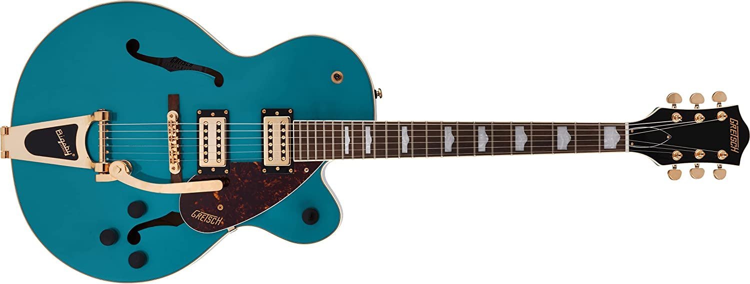 Gretsch G2410TG Streamliner Hollow Body Single-Cut Electric Guitar - Ocean Turquoise