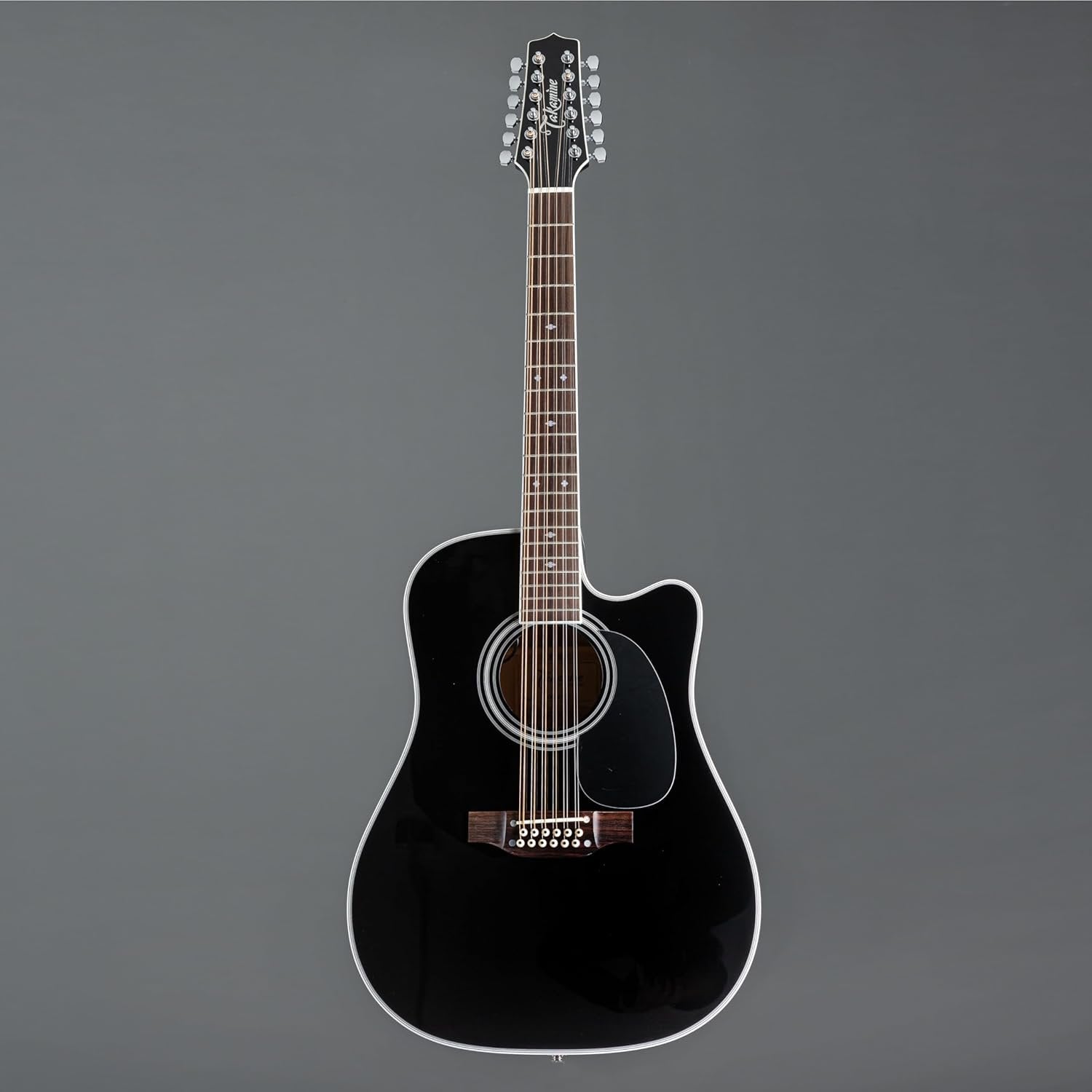 Takamine Legacy JEF381SC Dreadnought 12-string Acoustic-electric Guitar - Black