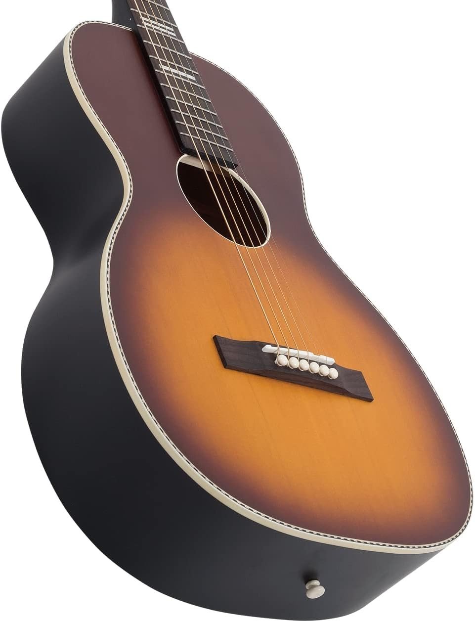 Recording King 6 String RPS-7-TS Dirty 30's Series 7 Single 0 Acoustic Guitar, Tobacco Sunburst