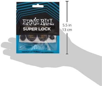 Ernie Ball Super Locks, Black (P04601)