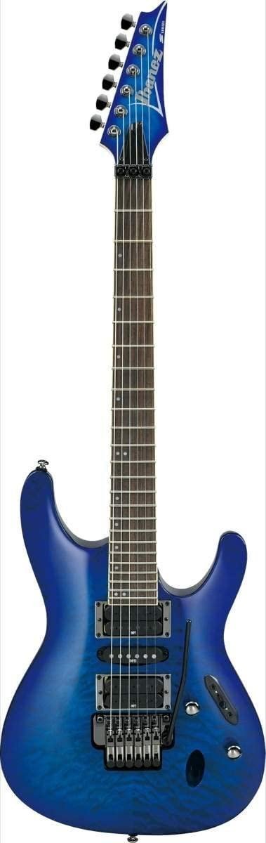 Ibanez S670QM S Series Electric Guitar Sapphire Blue