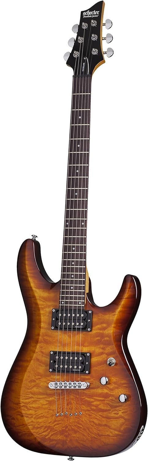 Schecter C-6 Plus VSB Solid-Body Electric Guitar, VSB